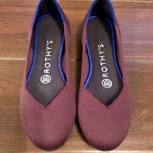 Wine colored flats